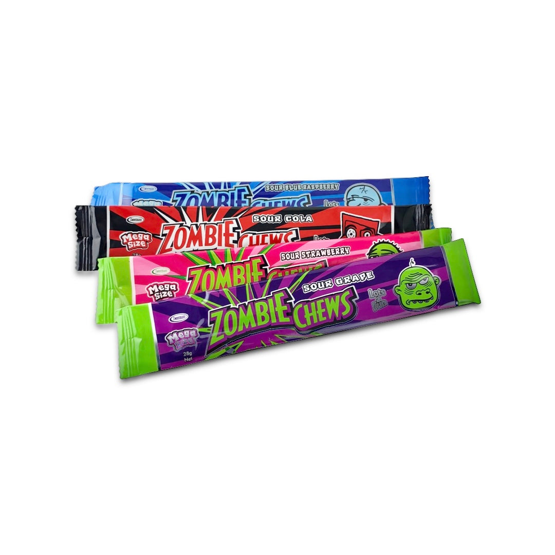 4 Sour Zombie Chews 4 Sour Zombie Chews