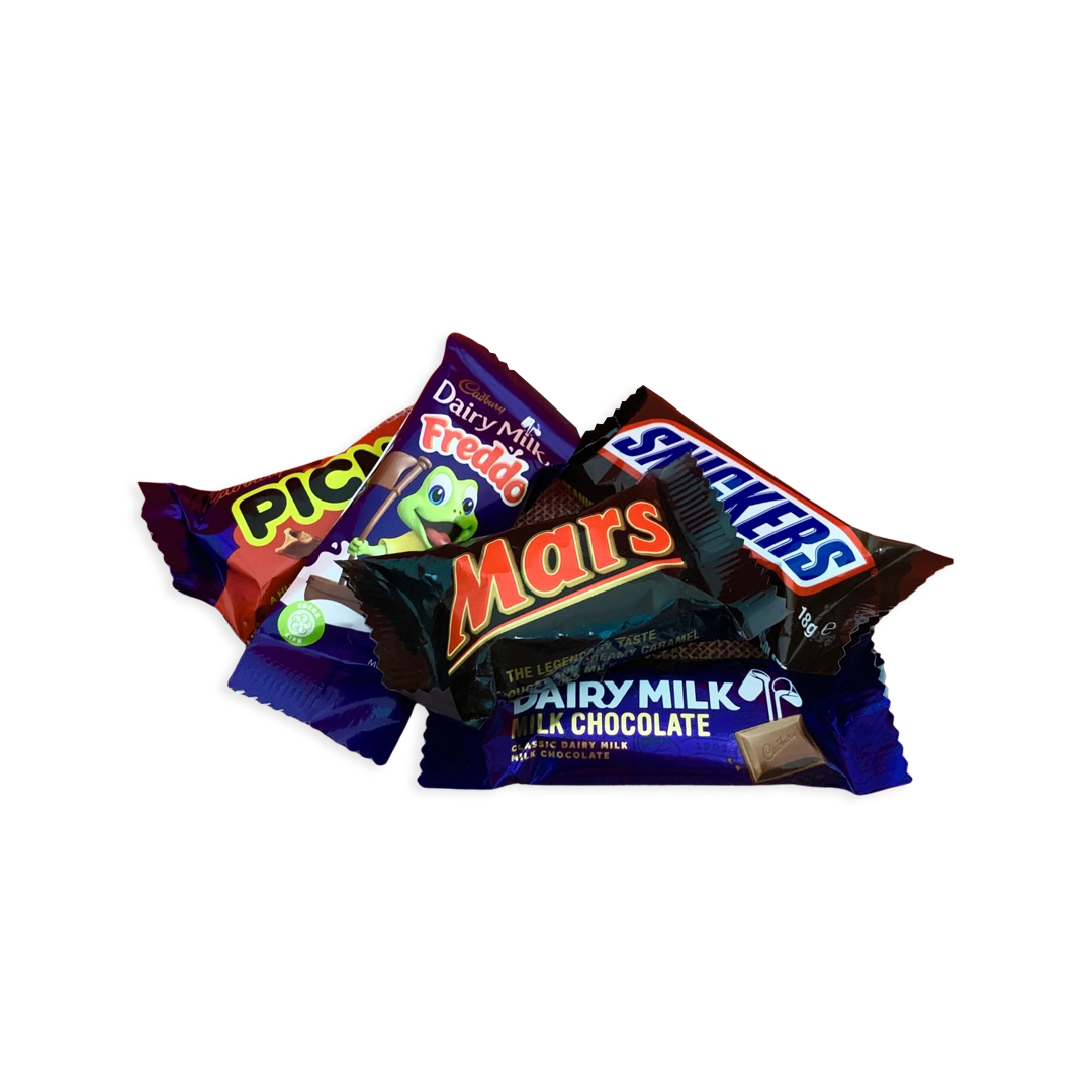 5 Assorted Fun Size Chocolates 5 Assorted Fun Size Chocolates