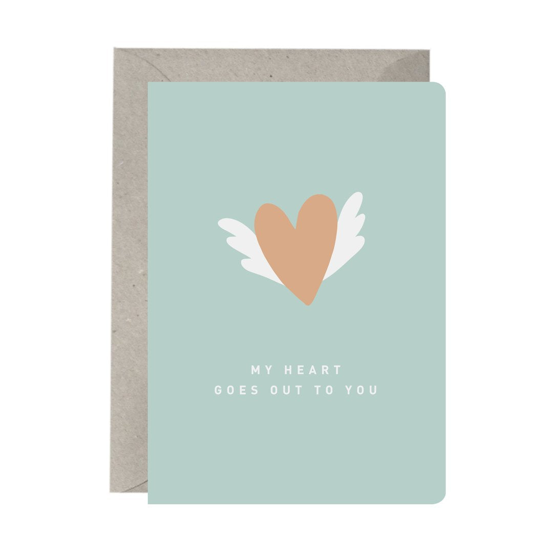 My Heart Goes Out To You - Greeting Card My Heart Goes Out To You - Greeting Card