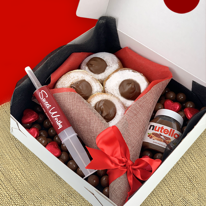Classic Nutella Donut Bouquet Sweet Worthy Dessert Boxes