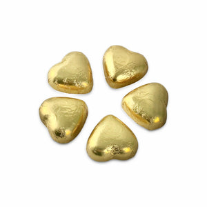 Chocolate Love Hearts - Gold