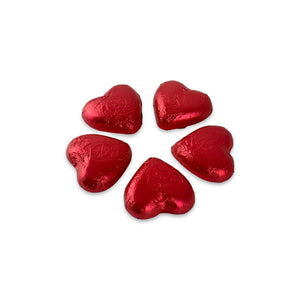 Chocolate Love Hearts - Red