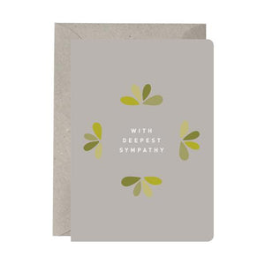 With Deepest Sympathy - Greeting Card