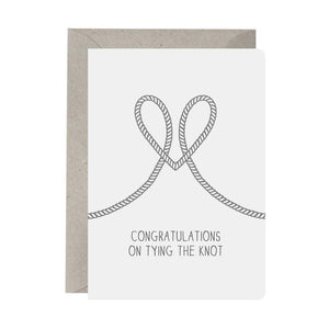 Congratulations on Tying The Knot - Greeting Card
